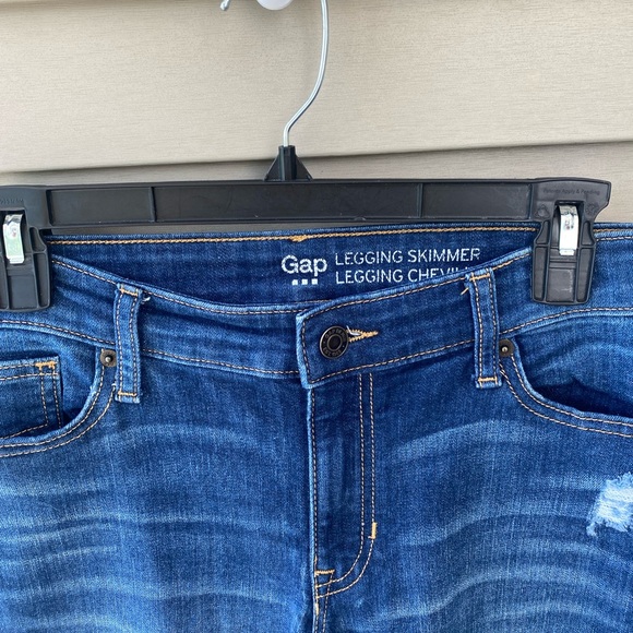GAP Distressed Legging Skimmer Skinny Jeans - Women’s Size 10/30 - Picture 5 of 7